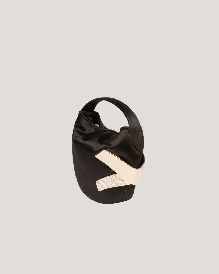 Small satin X bag 