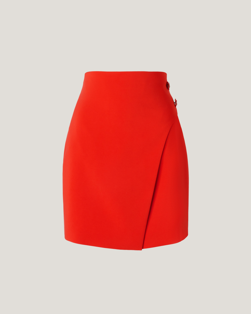 Wrap miniskirt