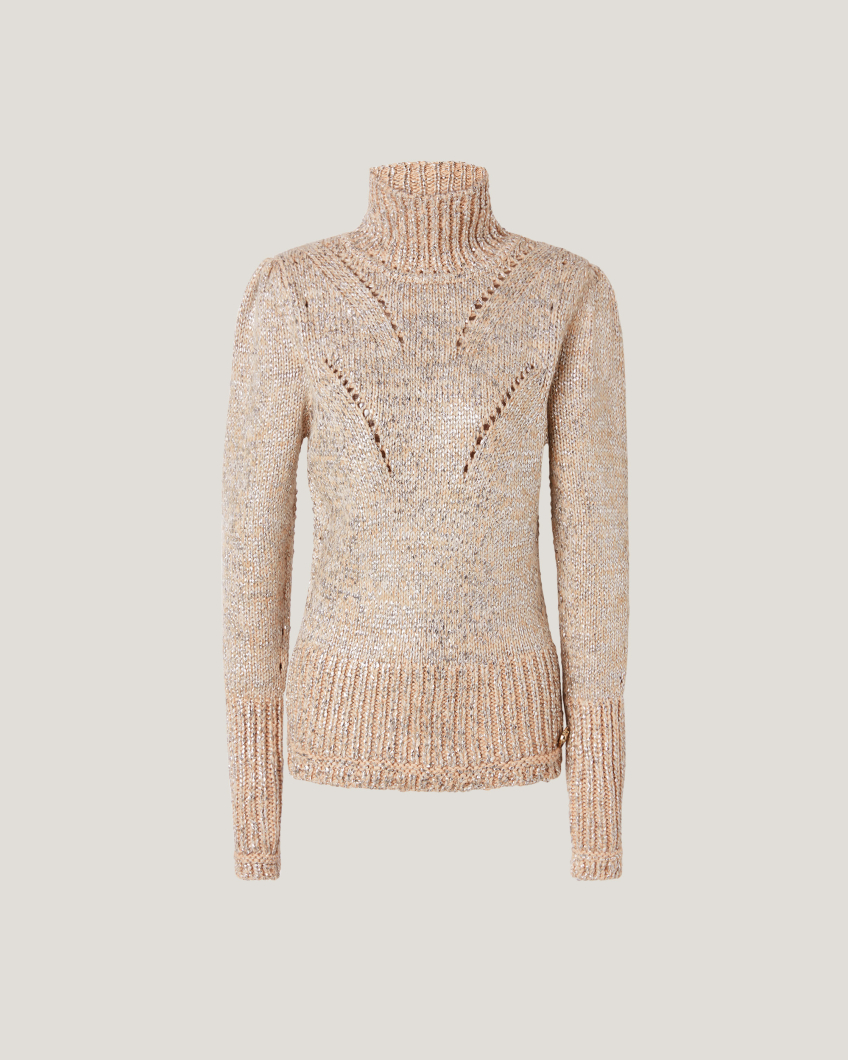 Wool and lurex sweater
