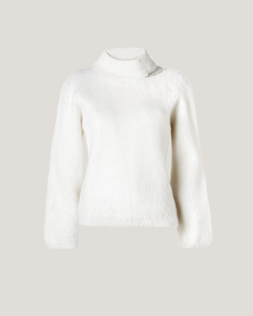 KNITWEAR 75AP 8011 CHAIN STRASS LANA MOHAIR GARZATA FIN.12