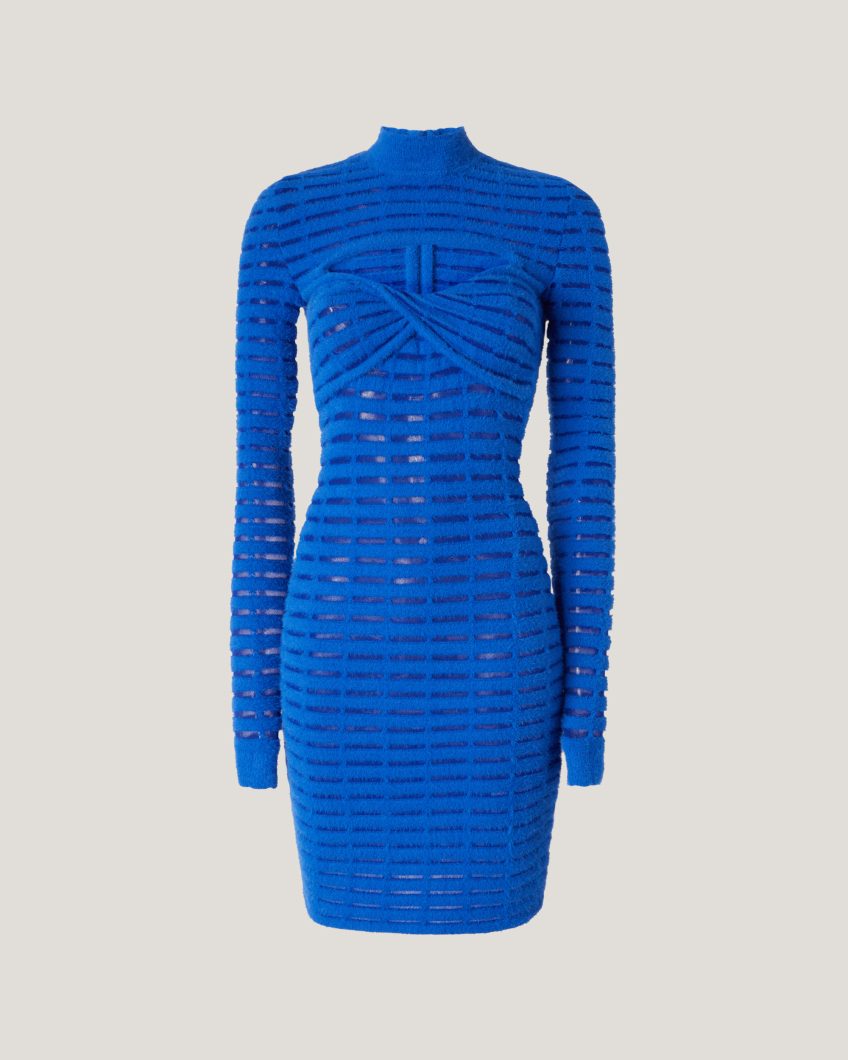 KNITWEAR 75AP 8052 YARN HORIZONTAL TRANSP.CHENILLE FIN.12