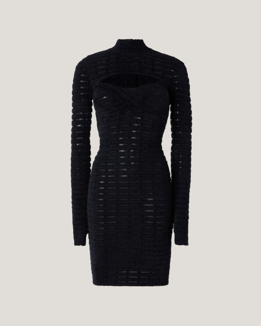 KNITWEAR 75AP 8052 YARN HORIZONTAL TRANSP.CHENILLE FIN.12