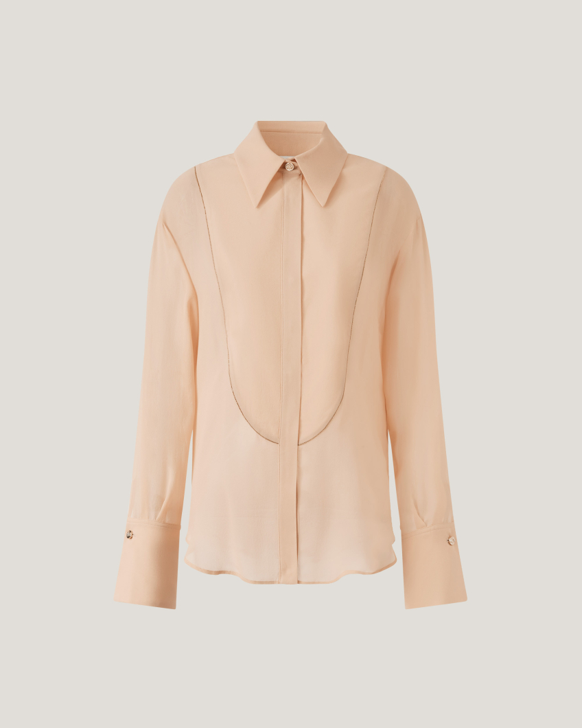 Classic shirt with plastron