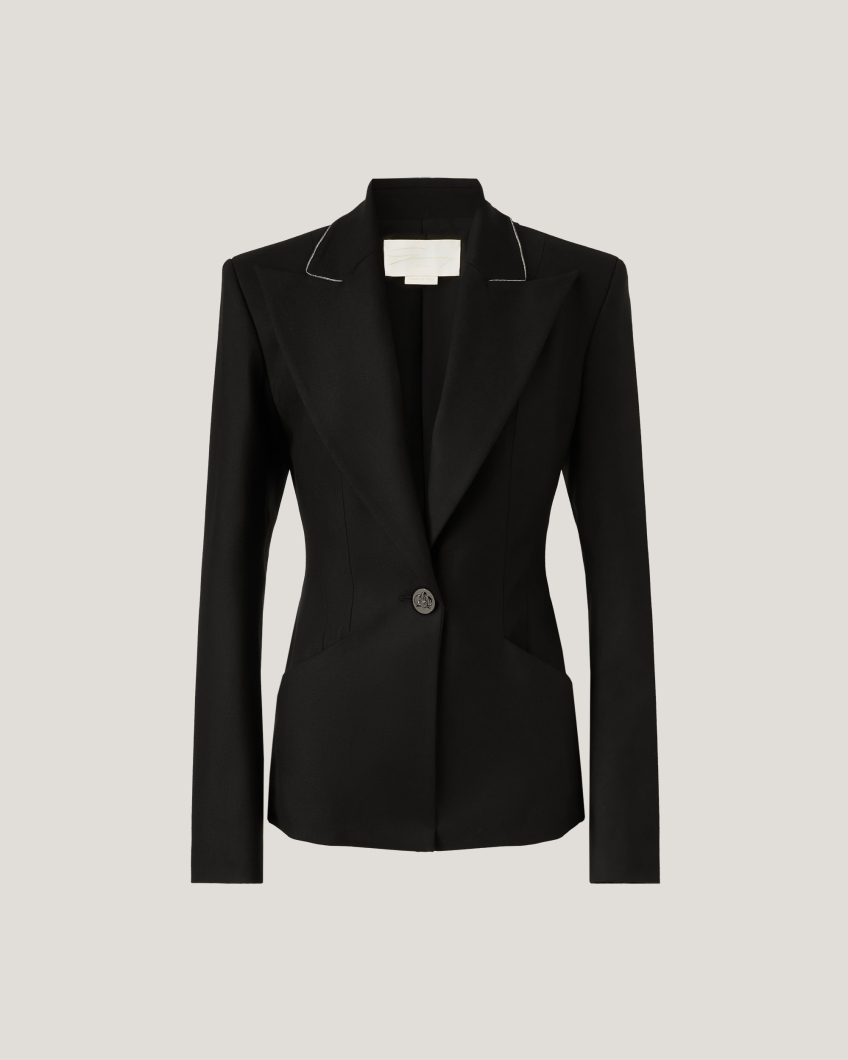 Blazer with pockets