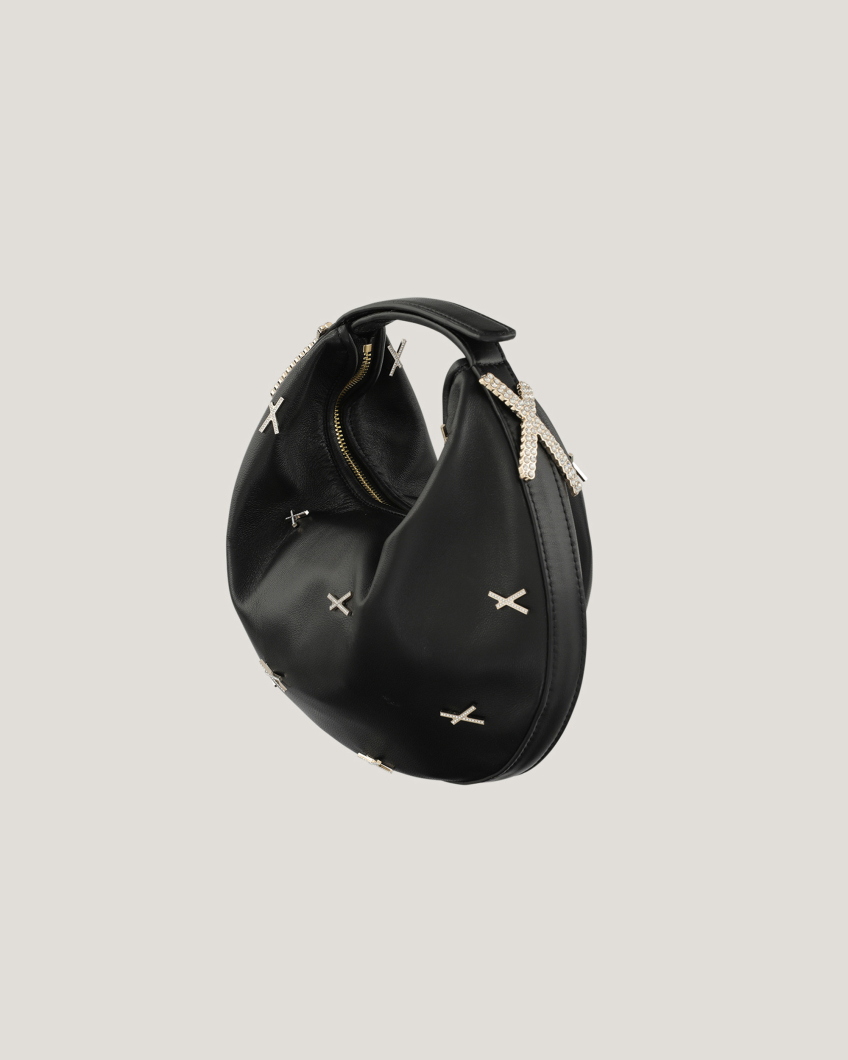 BAGS 75AS- PALLONCINO X HOBO MINI NAPPA BACH NAT