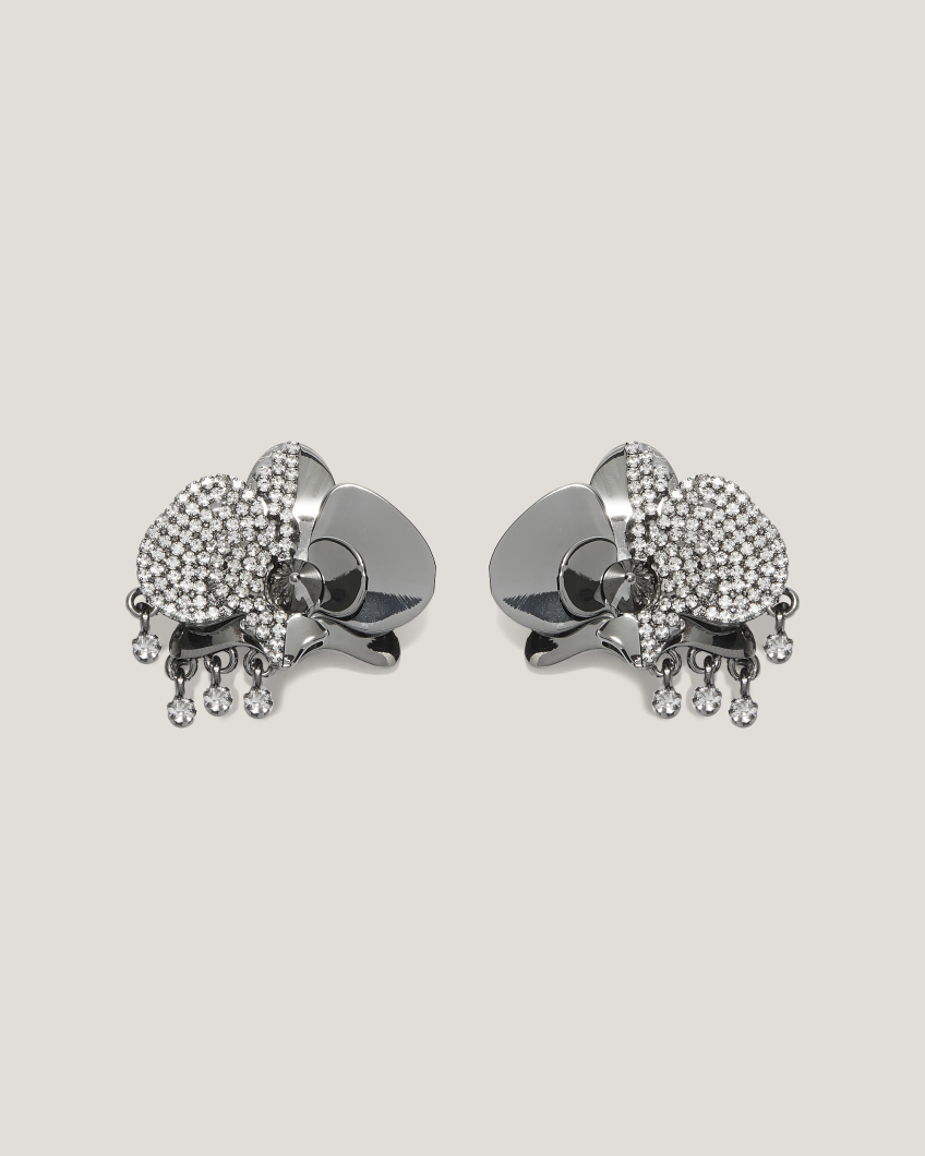 Moonlight Orchid earrings
