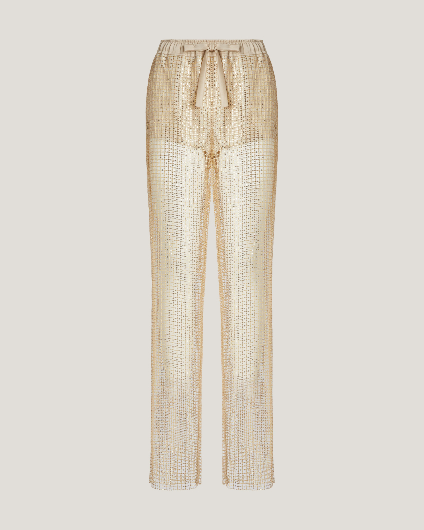 TROUSERS 76AP 1009 RETE PAILLETTES