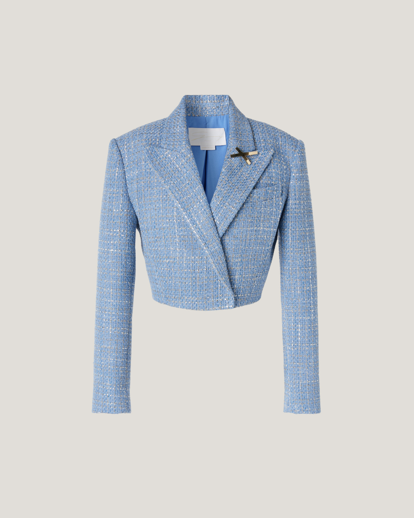 JACKET 76AP 5003 TWEED CHECK LUREX