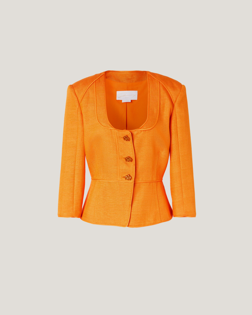 JACKET 76AP 5005 STUOIA SHINY VISCOSA COTONE