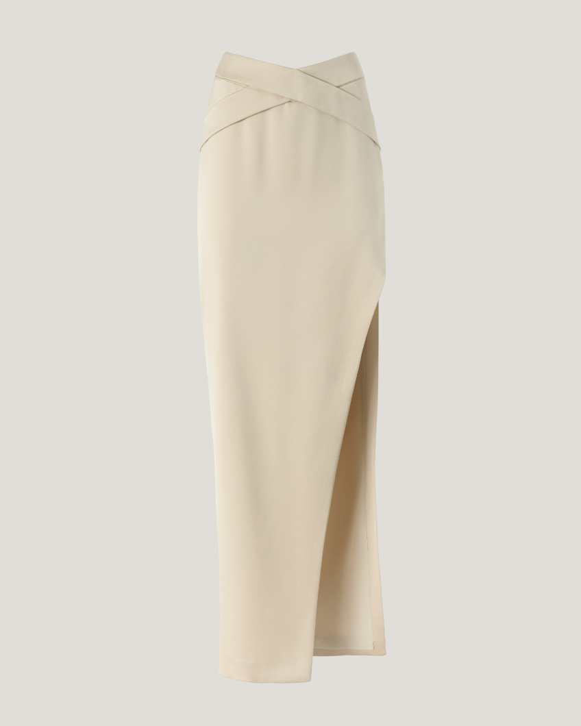 X-shaped motif skirt