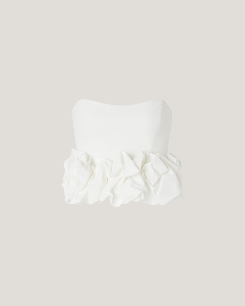 Ruched crop top