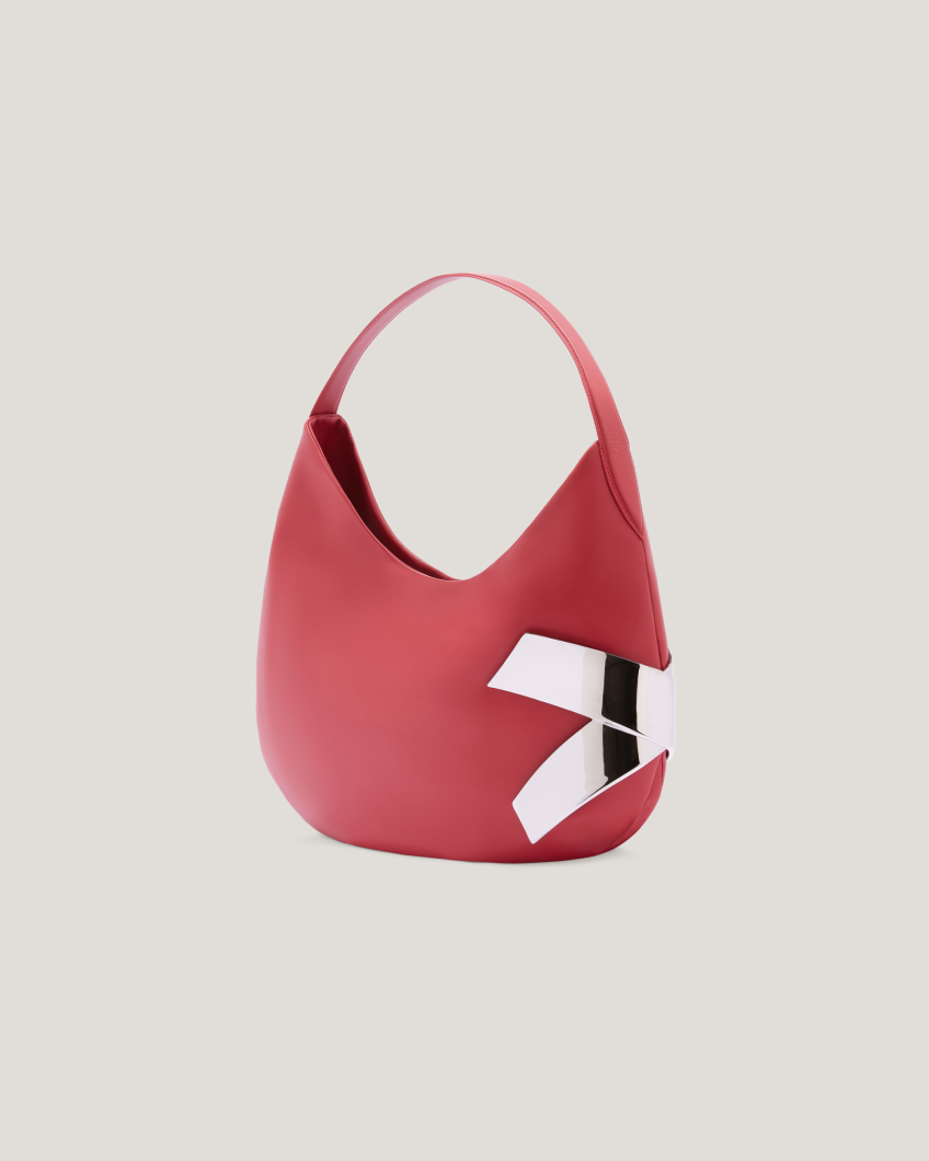 Large nappa leather X bag