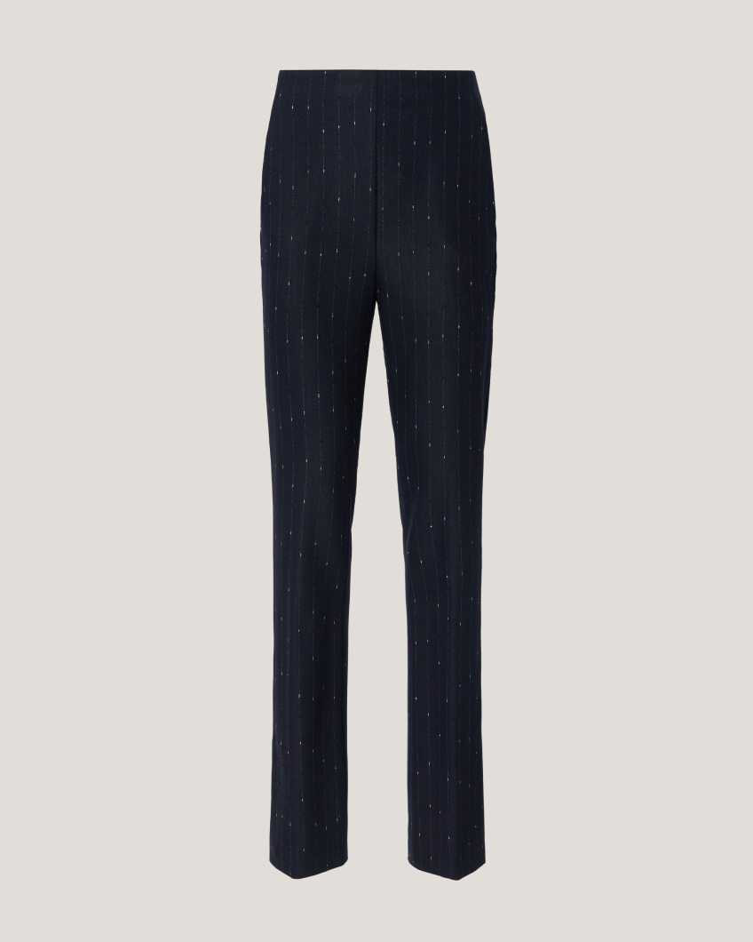 Pinstripe tailored pants