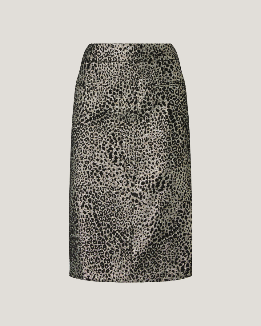 SKIRT 77AP 3009 JACQUARD SMALL ANIMALIER LUREX