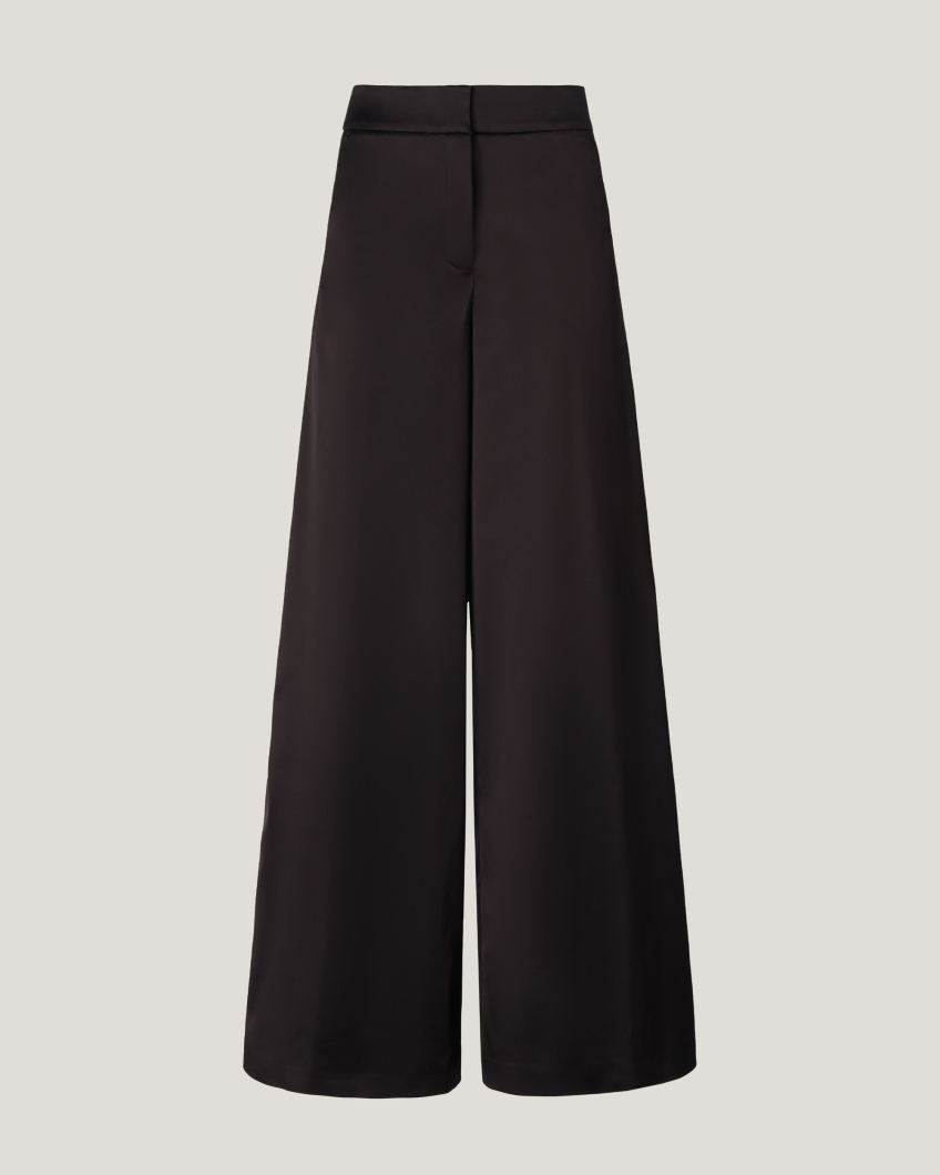 Wide Flared Trousers