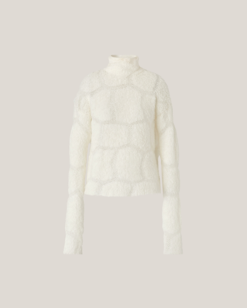 KNITWEAR 77AS 8094 YARN MOHAIR TURTLE CURLY
