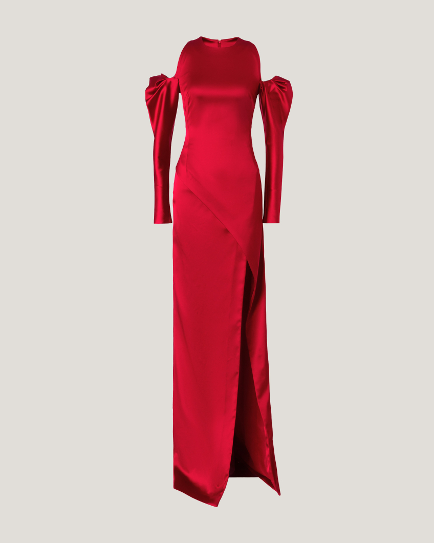 DRESS 77AS 4082 BIS SATIN SUPER STRETCH
