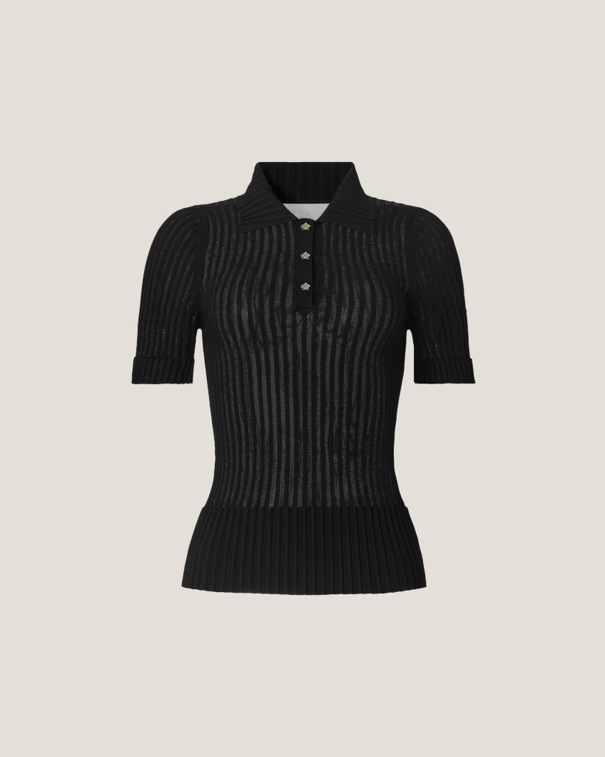 KNITWEAR 78AP 8002 RIBBED AJOUR PLISSE' FIN.18