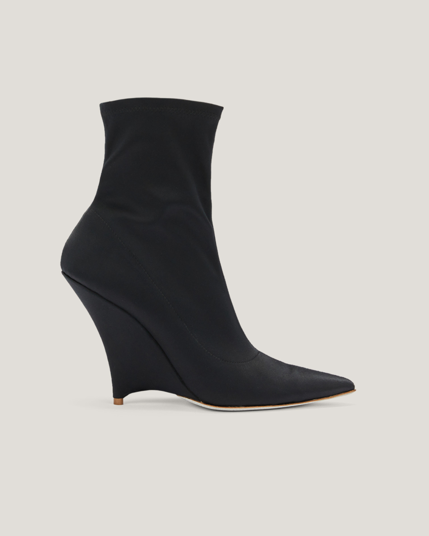 SHOES STIVALETTO ZEPPA ALTA RASO SONICA + MONOEL PES.