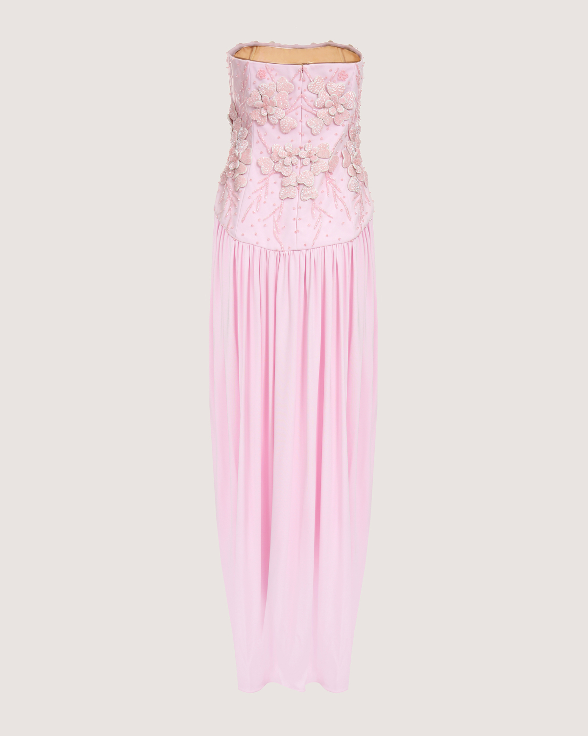 Embroidered bustier long dress | Spring Summer 2025, Dresses & Jumpsuits, Spring Summer 2025 Collection, Evening and Cocktail dresses, Ceremony dresses, Ceremony Outfit, Long Dresses, Embroideries and sequins, Ready to Wear, New Arrivals, Mid season sale -30%, Sale- mid season | Genny