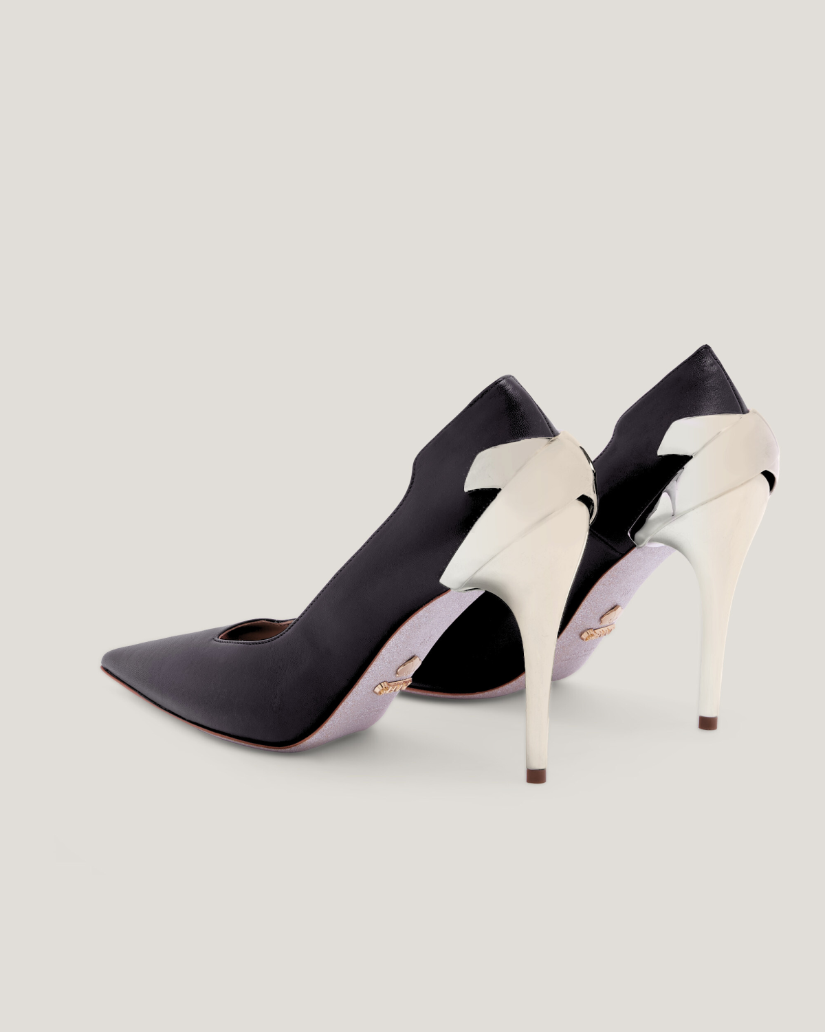 Nappa leather X pumps | | Genny