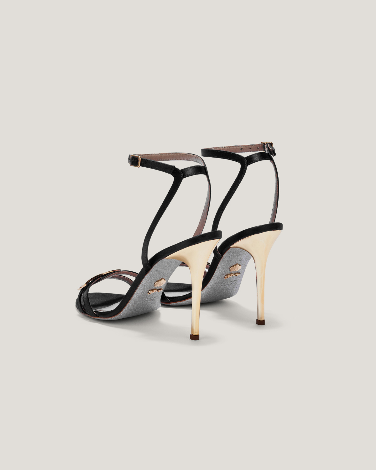Sandals with X jewel insert | Sandals | Genny