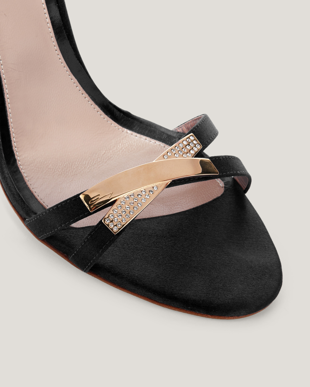Sandals with X jewel insert | Sandals | Genny