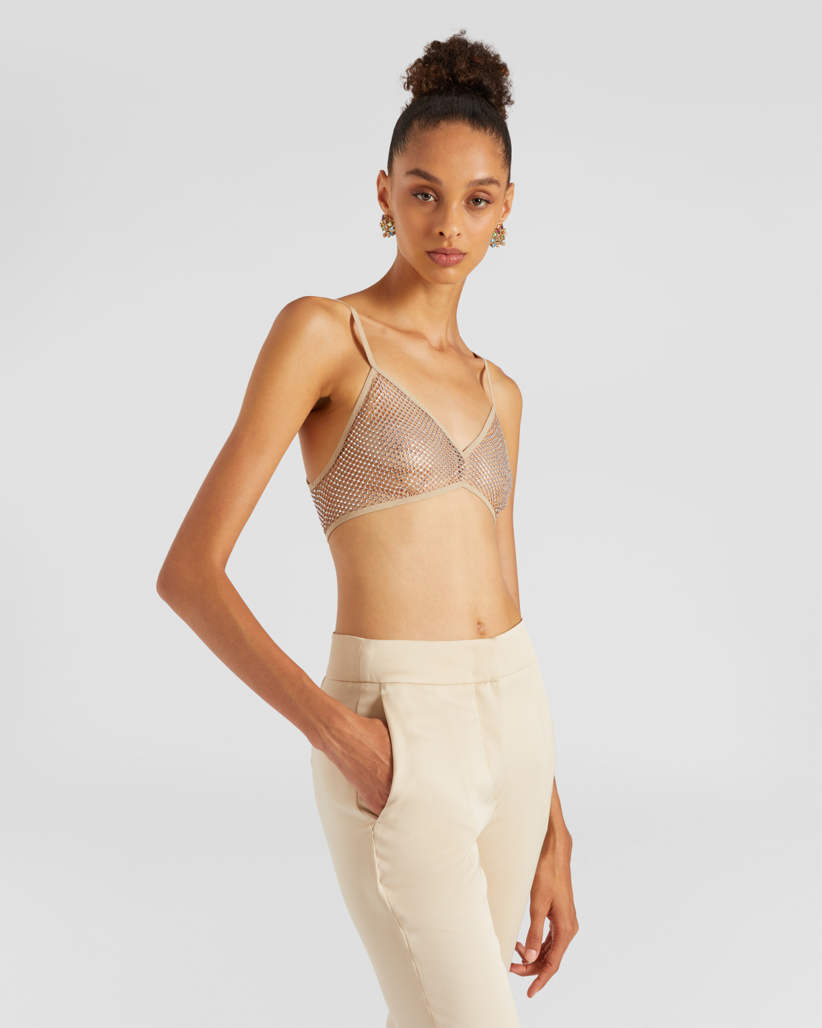 Rhinestone mesh top | Valentine's Gifts, Strass, Tops & Blouses, Ready to Wear | Genny