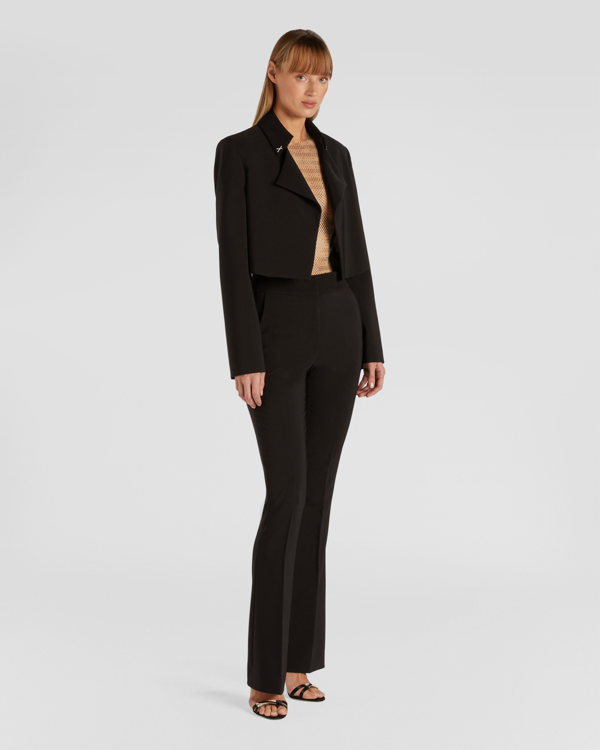 Cropped jacket with lapels | Coats & Jackets, Blazer, Ready to Wear | Genny