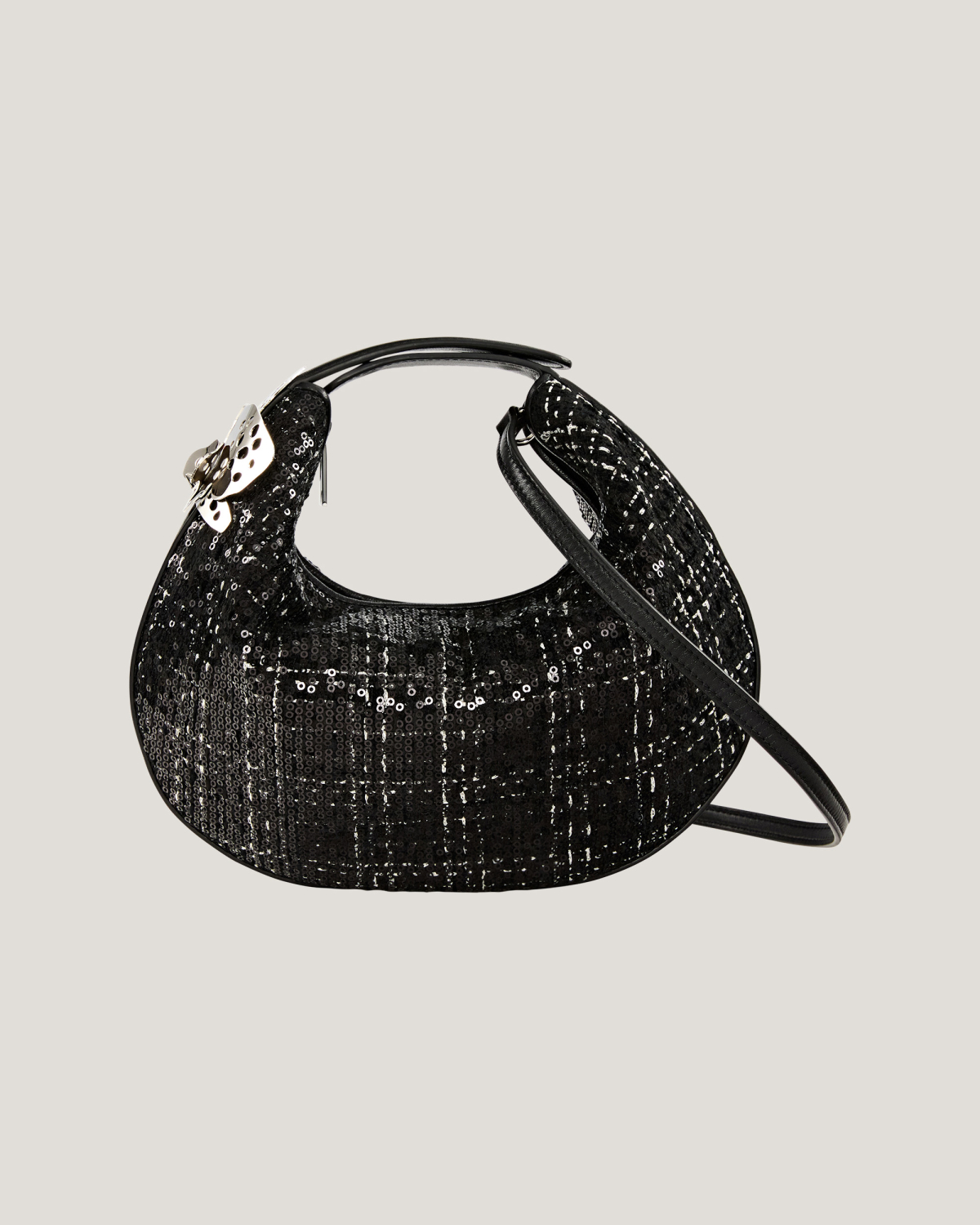 Tweed Fortune bag with sequins | Fortune Bag, Fall Winter 2025, Ceremony Bags, New Arrivals | Genny
