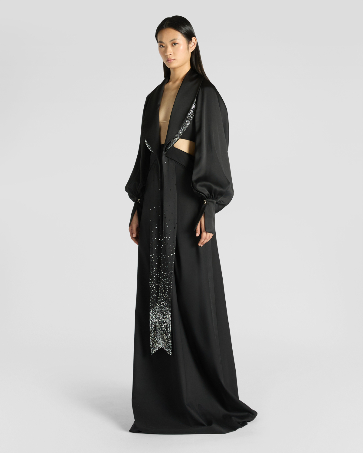 Satin bolero with X buttons | Fall Winter 2025, Tops & Blouses, Ready to Wear | Genny