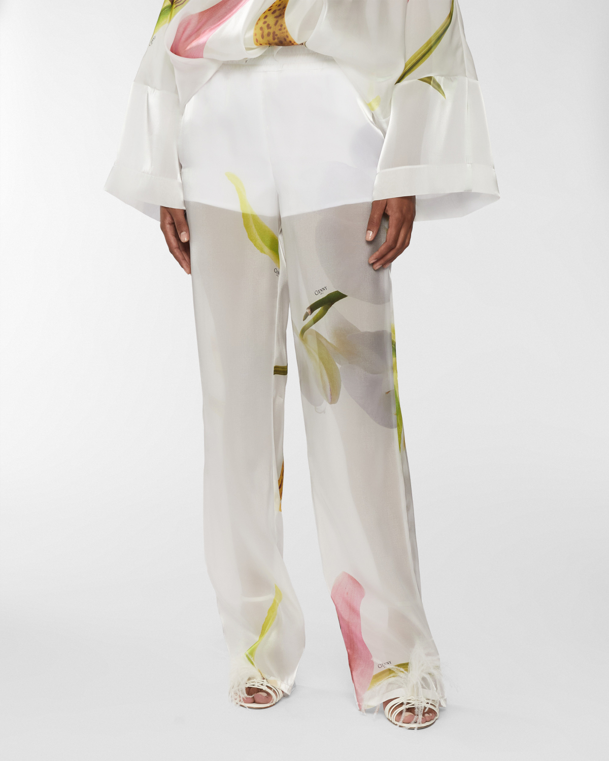 Drawstring palazzo pants | Resort 2025 Collection, Skirts & Trousers, Trousers, Spring Summer 2025, Beachwear, Formal Suit, Ready to Wear, New Arrivals, Private sale, Private sale, Sale- mid season | Genny