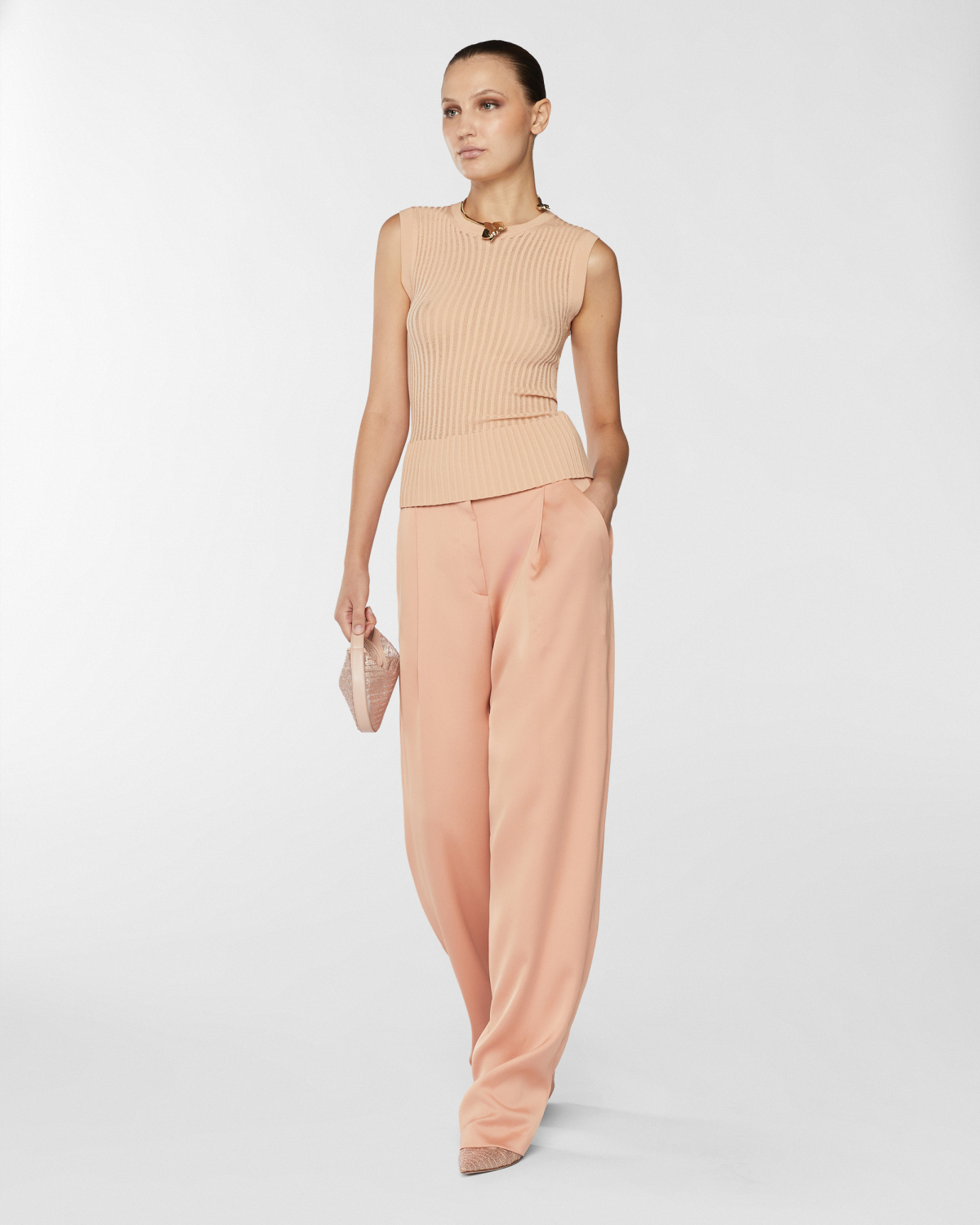 Pleated top | Resort 2025 Collection, Mother’s Day Gifts, Knitted tops, Tops & Blouses, Knitwear, Spring Summer 2025, Ready to Wear, New Arrivals, Private sale, Private sale, Sale- mid season | Genny