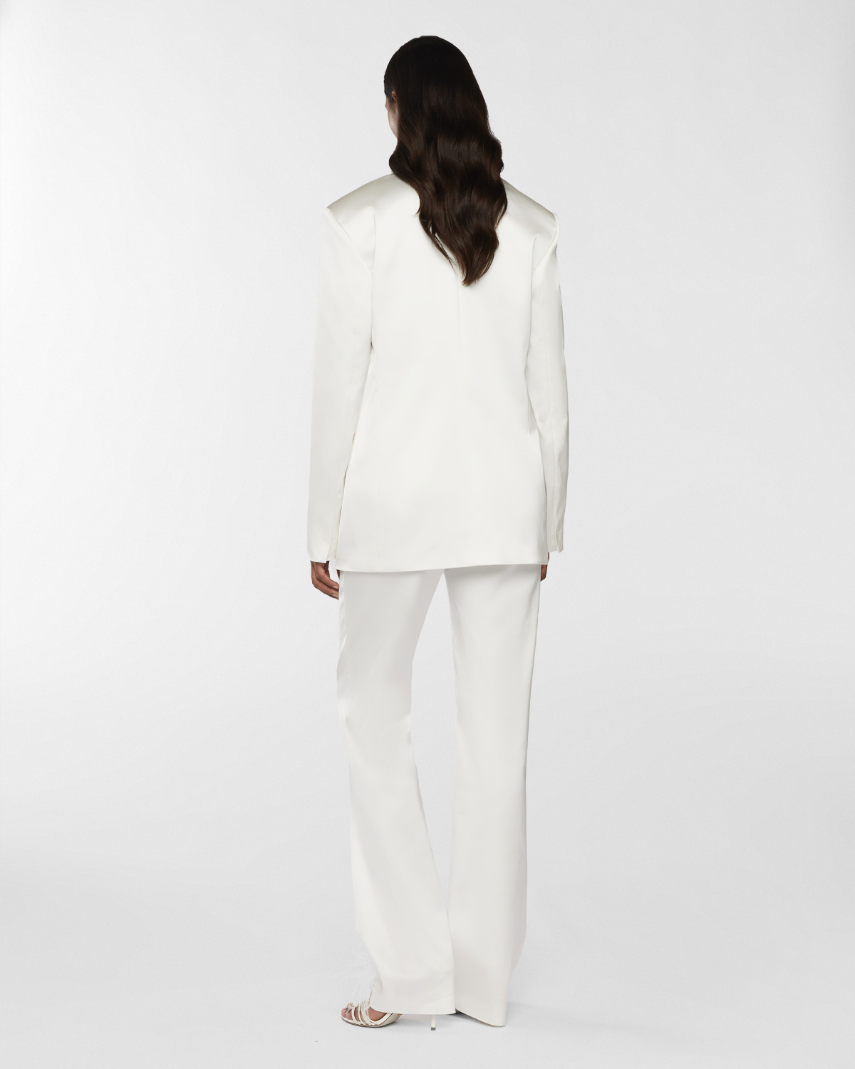Satin blazer with a shawl collar | Resort 2025 Collection, Coats & Jackets, Blazer, Spring Summer 2025, Formal Suit, Mother’s Day Gifts, Ready to Wear, New Arrivals, Private sale, Ceremony Outfit, Mid season sale -30%, Sale- mid season | Genny
