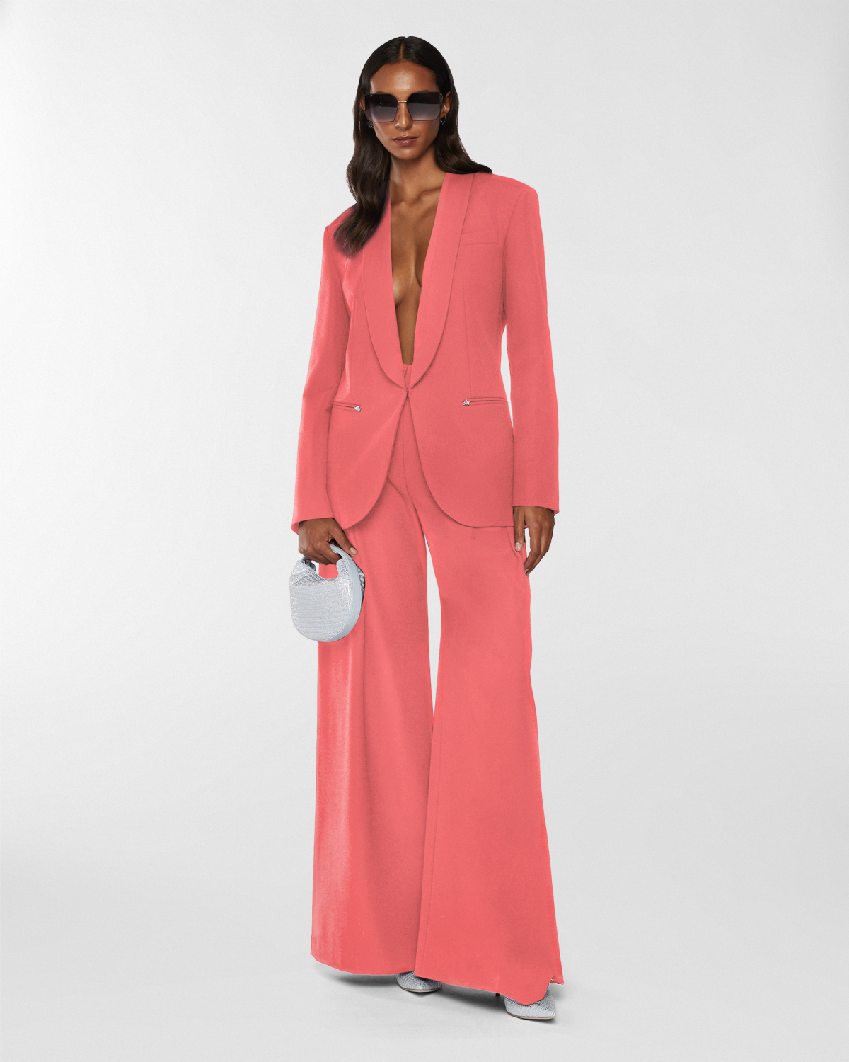 Blazer with a shawl collar | Resort 2025 Collection, Coats & Jackets, Blazer, Spring Summer 2025, Ceremony Outfit, Formal Suit, Ready to Wear, New Arrivals, Private sale, Private sale, Sale- mid season | Genny