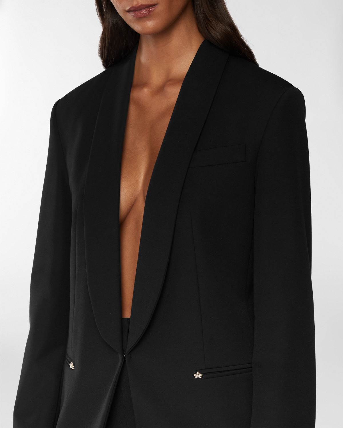 Blazer with a shawl collar | Resort 2025 Collection, Coats & Jackets, Blazer, Spring Summer 2025, Evening Essential, Mother’s Day Gifts, Ready to Wear, New Arrivals, Private sale, Private sale, Sale- mid season | Genny