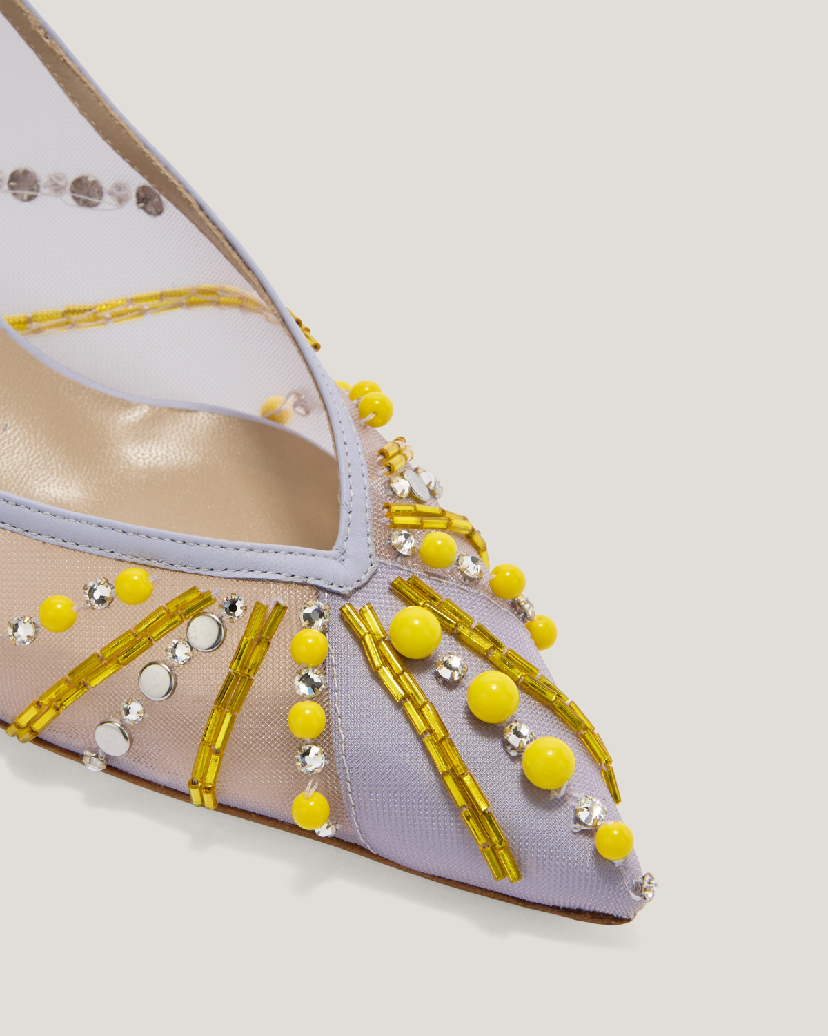 Embroidered slingbacks with radiant details | Shoes , Spring Summer 2025, Spring Summer 2025 Collection, Ceremony Outfit, Ceremony Shoes, Mother’s Day Gifts, New Arrivals, Mid season sale -30%, Sale- mid season | Genny