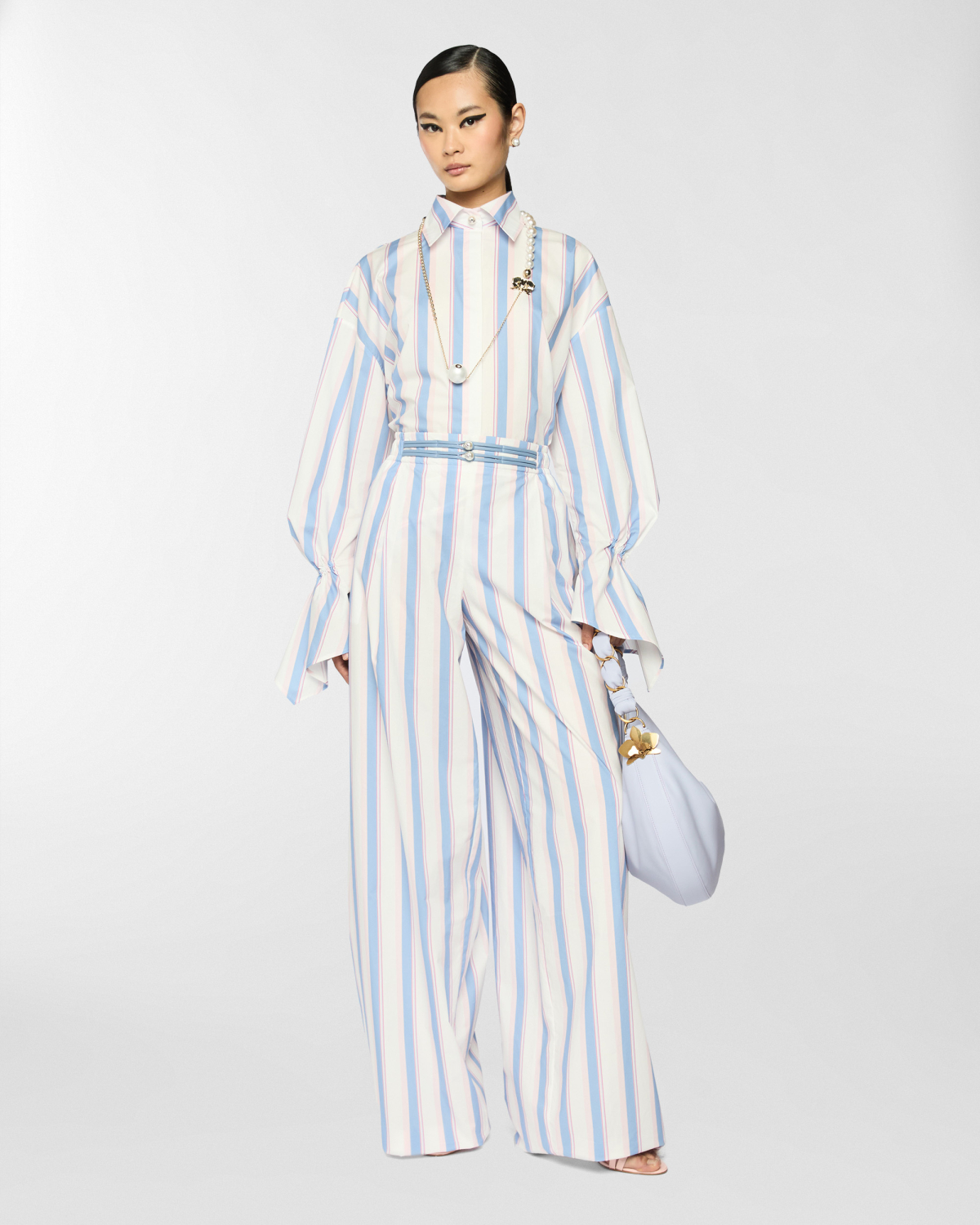 Wide trousers | Spring Summer 2025 Collection, Skirts & Trousers, Trousers, Spring Summer 2025, Mother’s Day Gifts, Ready to Wear, New Arrivals, Private sale, Private sale, Sale- mid season | Genny
