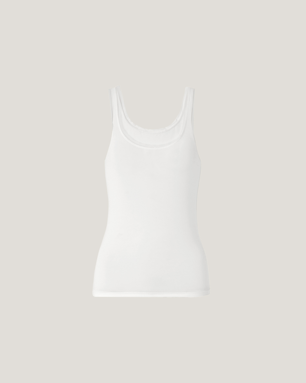 Contrast trim tank top | Spring Summer 2025 Collection, Tops & Blouses, Spring Summer 2025, Ready to Wear, New Arrivals, Private sale | Genny
