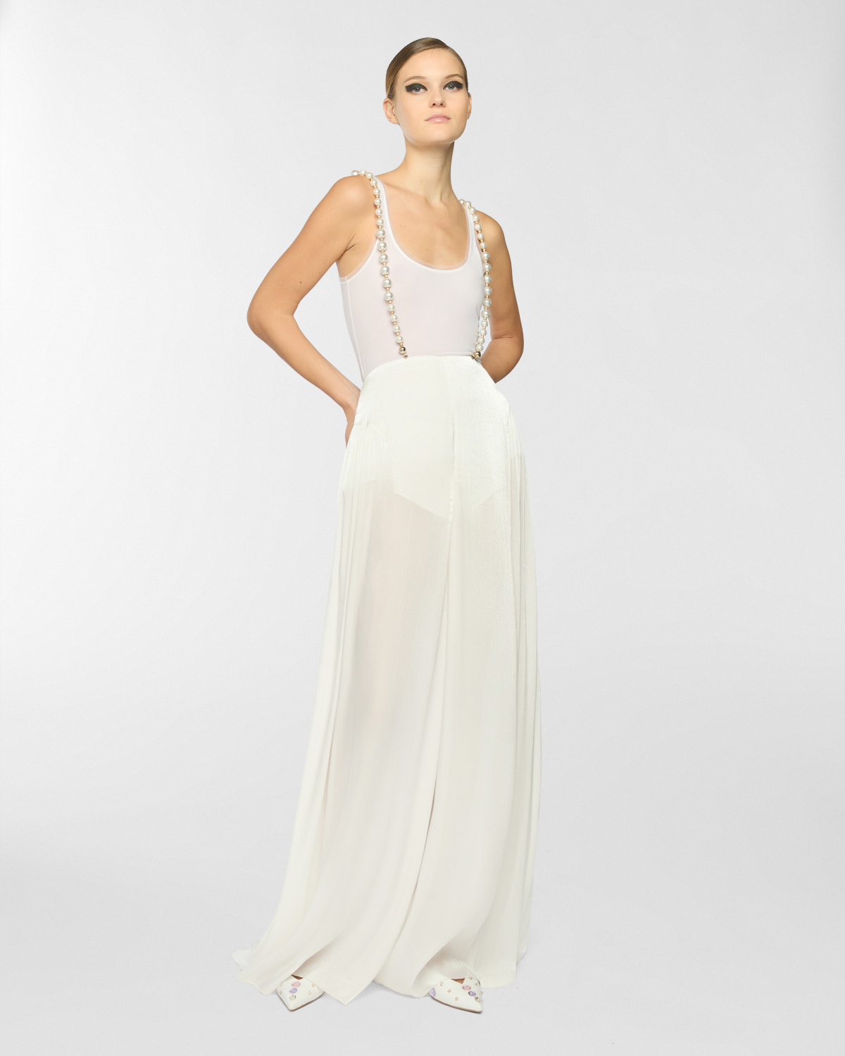 Contrast trim tank top | Spring Summer 2025 Collection, Tops & Blouses, Spring Summer 2025, Ready to Wear, New Arrivals, Private sale | Genny