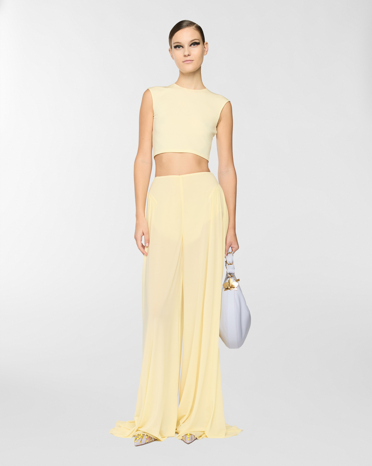 Sleeveless crop top | Spring Summer 2025 Collection, Tops & Blouses, Crop tops, Spring Summer 2025, Ready to Wear, New Arrivals, Private sale | Genny