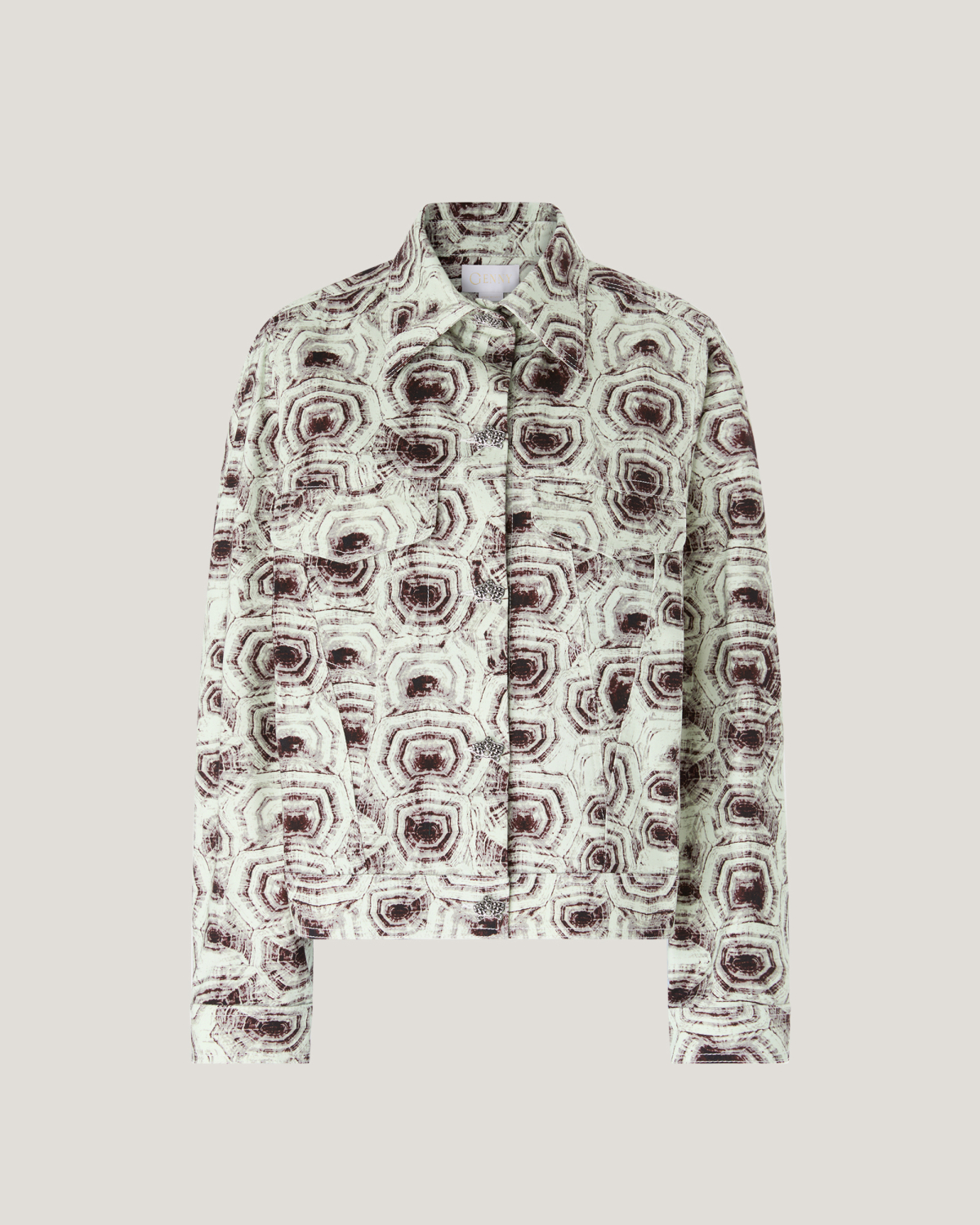 Turtle print cotton drill jacket | Coats & Jackets, Jackets, Spring Summer 2025 Collection, Private sale, Ready to Wear | Genny