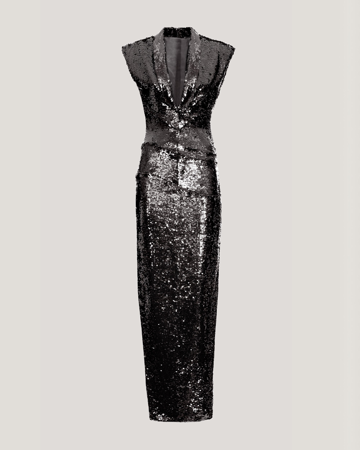 Evening gown with draped neckline | Evening and Cocktail dresses, Dresses & Jumpsuits, Evening Essential, Ready to Wear, New Arrivals | Genny