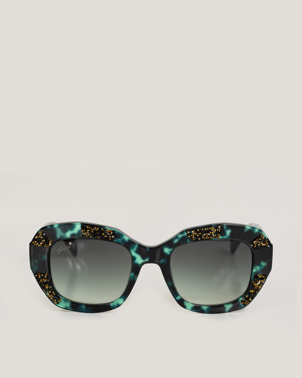 Tortoiseshell geometric sunglasses | Sunglasses, Ricercabili | Genny