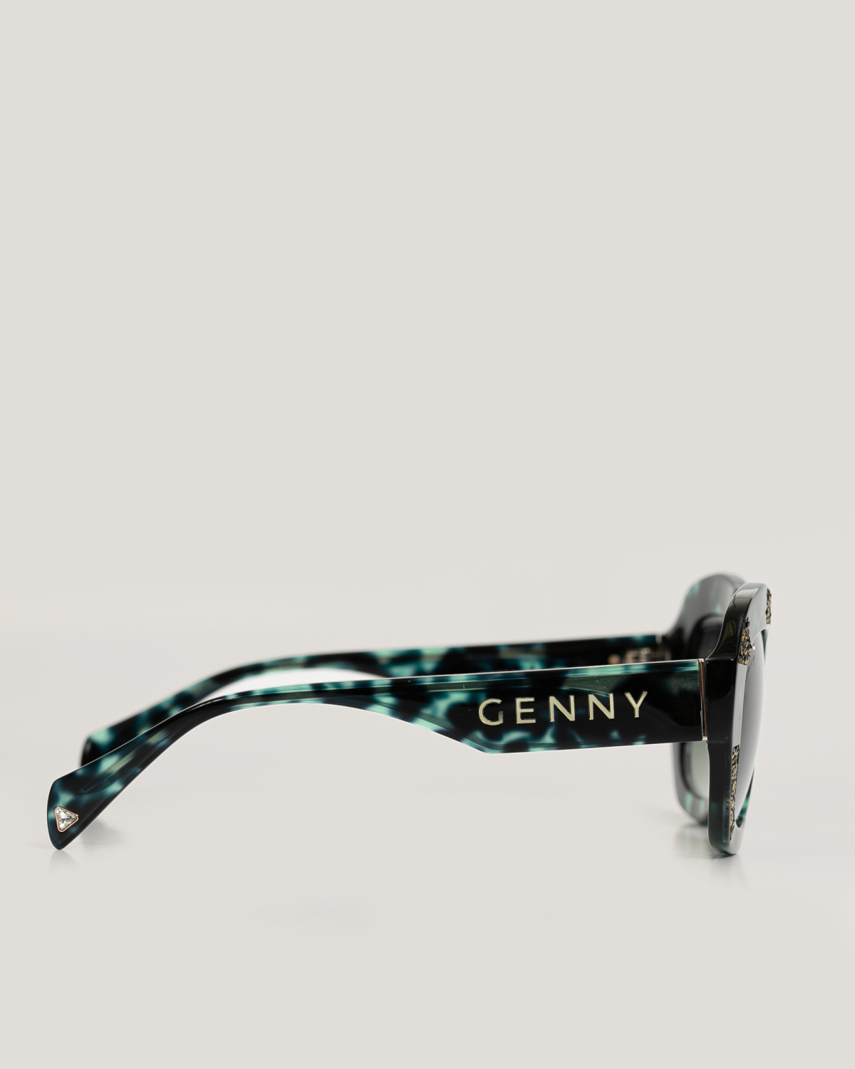 Tortoiseshell geometric sunglasses | Sunglasses, Ricercabili | Genny