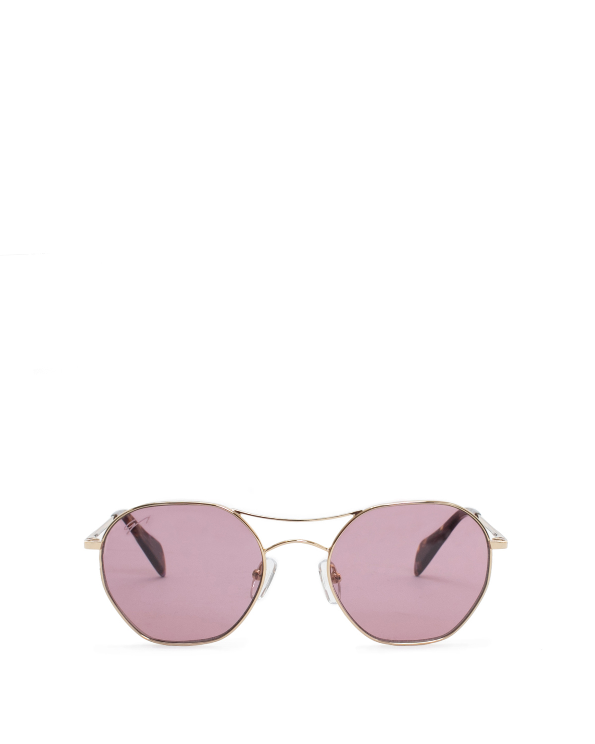 Gold hexagonal double bridge sunglasses | Sunglasses, Ricercabili | Genny