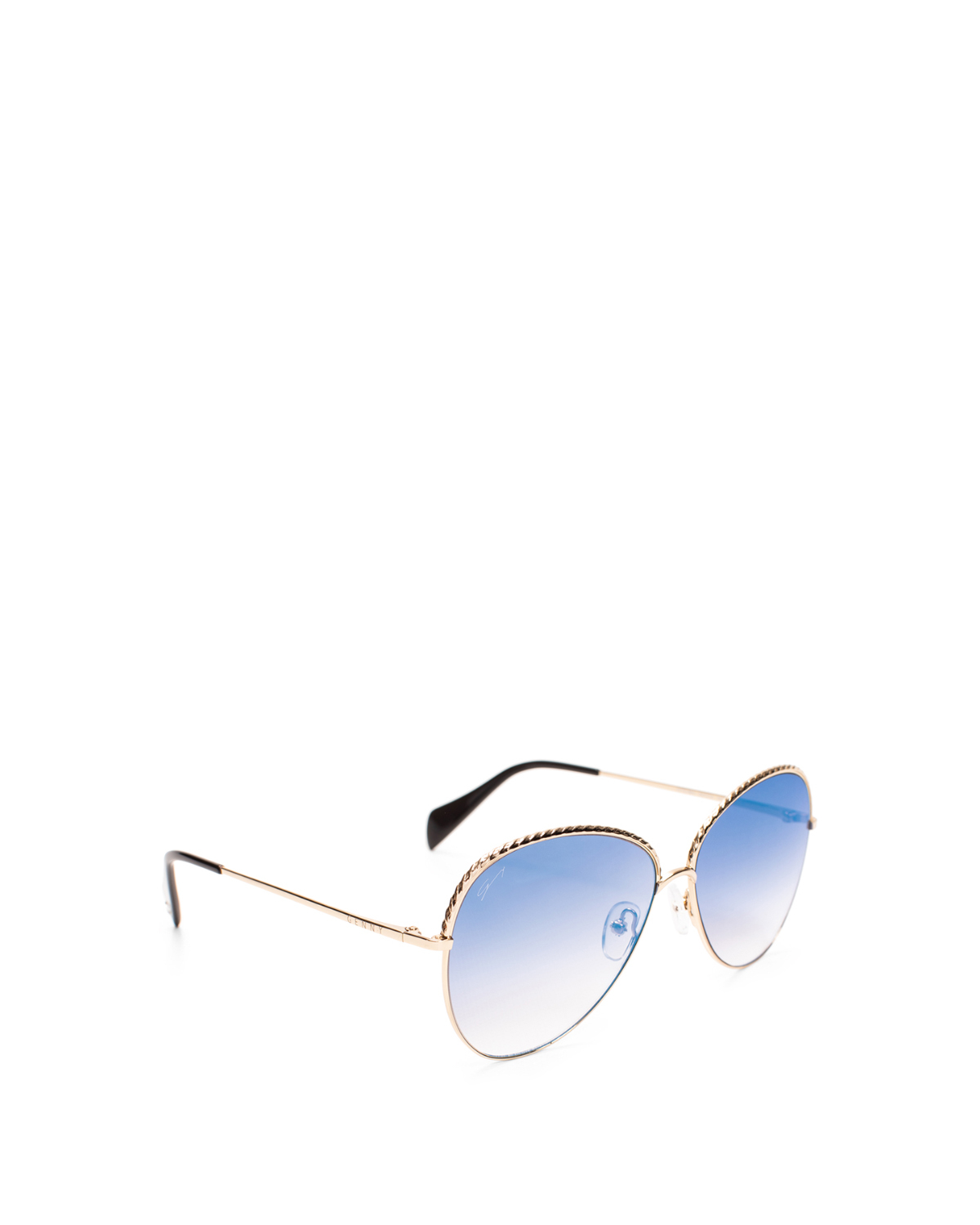 Braided gold round-frame sunglasses | Sunglasses, Ricercabili | Genny