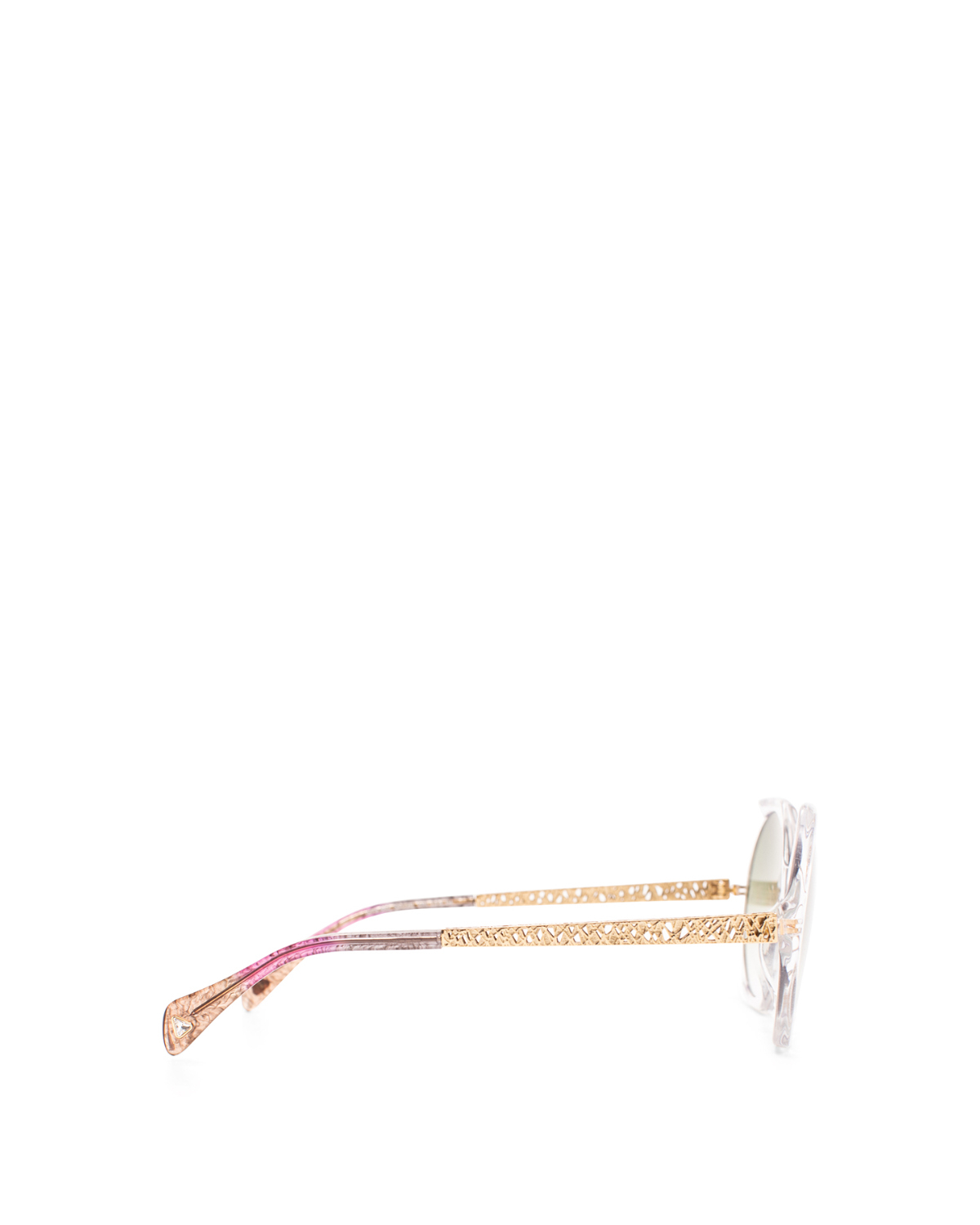 Hexagon-frame transparent sunglasses | Sunglasses, Ricercabili | Genny