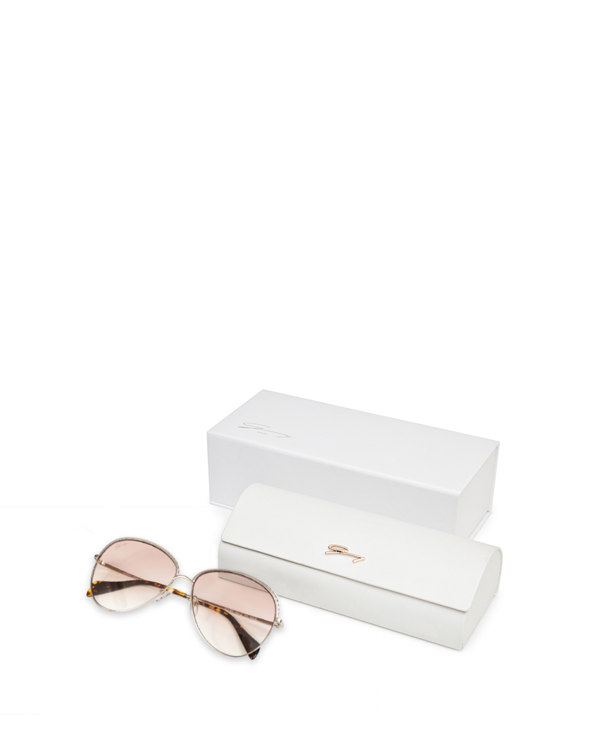 Braided grey round-frame sunglasses | Sunglasses, Ricercabili | Genny