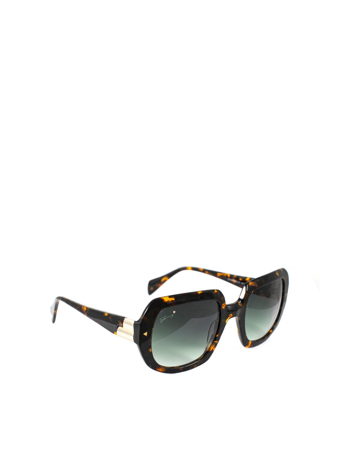 Geometrical tortoiseshell sunglasses | Sunglasses, Ricercabili | Genny